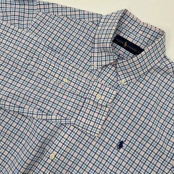 Lauren Ralph Lauren Other - Ralph Lauren Multi Color Long Sleeve Button Down Shirt Sz‎ Large